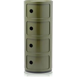 Kartell Aufbewahrungsmöbel - Componibili 4 Schubladen - Grün - ABS - 77cm Kartell Aufbewahrungsmöbel - Componibili 4 Schubladen - Grün - ABS - 77cm