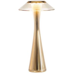 Lampada da tavolo portatile senza fili Kartell Space - Designer Adam Tihany - Oro Lampada da tavolo portatile senza fili Kartell Space - Designer Adam Tihany - Oro