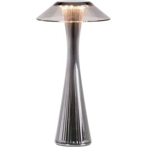 Kartell Space - Lampada da tavolo ricaricabile wireless - Argento - Adam Tihany Kartell Space - Lampada da tavolo ricaricabile wireless - Argento - Adam Tihany
