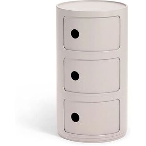 Kartell Rangement Modulaire - 3 Compartiments - Matériau Écologique - Publicité Kartell Rangement Modulaire - 3 Compartiments - Matériau Écologique - Publicité