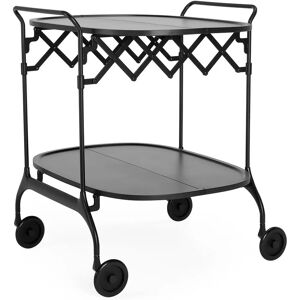 Kartell Gastone Dienbladwagen - Zwart - Dienbladwagen Kartell Gastone Dienbladwagen - Zwart - Dienbladwagen