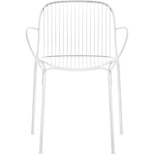 Scaun de grădină alb Hiray de la Kartell - Scaun de grădină Scaun de grădină alb Hiray de la Kartell - Scaun de grădină