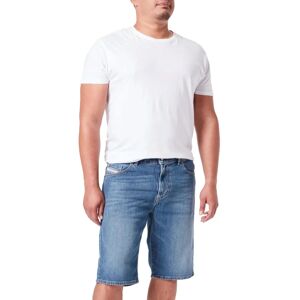 Diesel Slim Blauwe Spijker Shorts - Shorts Diesel Slim Blauwe Spijker Shorts - Shorts