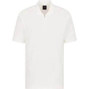 Armani Exchange White Short Sleeve Polo Shirt - Polo Shirt Armani Exchange White Short Sleeve Polo Shirt - Polo Shirt