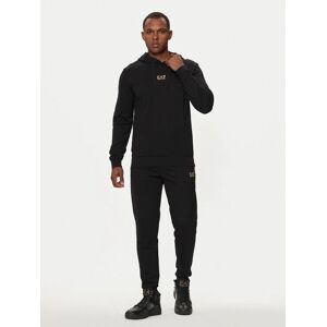 EA7 Schwarzer Herren Fitness-Trainingsanzug - Fitness Tracksuit EA7 Schwarzer Herren Fitness-Trainingsanzug - Fitness Tracksuit