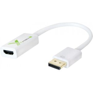 Techly DisplayPort HDMI Adapter - 4K 30Hz - Weiß Techly DisplayPort HDMI Adapter - 4K 30Hz - Weiß