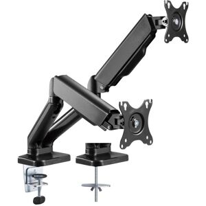 Support moniteur Techly ICA-LCD 462B - Double, Noir, 32" Support moniteur Techly ICA-LCD 462B - Double, Noir, 32"