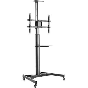 Chariot multimédia Techly ICA-TR46 - Supporte TV 37-70 pouces, réglable en hauteur, rotation 90° - Publicité Chariot multimédia Techly ICA-TR46 - Supporte TV 37-70 pouces, réglable en hauteur, rotation 90° - Publicité