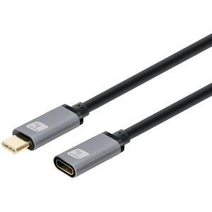 Techly MUSB322-CMF-010 USB-Kabel - 1M, USB 3.2 Gen 2, Schwarz, Grau Techly MUSB322-CMF-010 USB-Kabel - 1M, USB 3.2 Gen 2, Schwarz, Grau