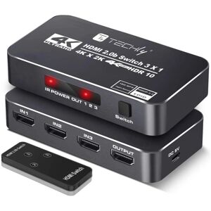 Techly Model HDMI2-4K3160B 3-Portowy Przełącznik HDMI - 4K HDR Techly Model HDMI2-4K3160B 3-Portowy Przełącznik HDMI - 4K HDR