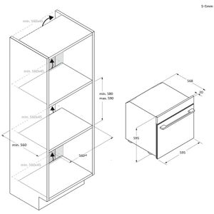 Haier H6ID2P3T1HTB - Negro - Horno Haier H6ID2P3T1HTB - Negro - Horno