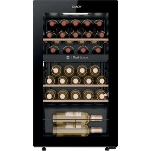 Resfriador de vinho Candy CNWQ4G32G2 Preto 32 Garrafas Resfriador de vinho Candy CNWQ4G32G2 Preto 32 Garrafas