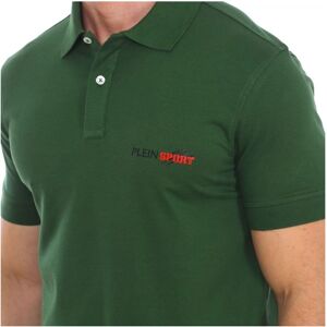 Plein Sport Green Polo Shirt - Slim Fit Short Sleeve - Sporty and Stylish Plein Sport Green Polo Shirt - Slim Fit Short Sleeve - Sporty and Stylish
