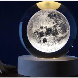Total Juggling Sphère Grande Luna - Lampe - Boule en cristal sculptée en 3D Lampe de nuit LED - Publicité Total Juggling Sphère Grande Luna - Lampe - Boule en cristal sculptée en 3D Lampe de nuit LED - Publicité