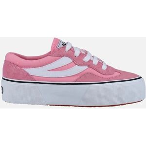 Superga 3041 Revolley Roze Platform Leer Sneakers - Sneakers Superga 3041 Revolley Roze Platform Leer Sneakers - Sneakers