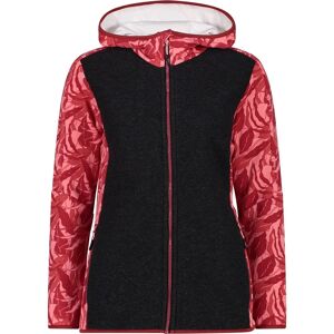 Chaqueta de mujer Rosa para exteriores de Cmp - Windproof, Wooltech reciclado Chaqueta de mujer Rosa para exteriores de Cmp - Windproof, Wooltech reciclado