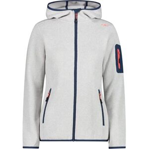 Chaqueta de forro polar blanca CMP D46 con capucha Chaqueta de forro polar blanca CMP D46 con capucha