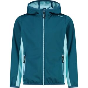 CMP Turquoise Kids Softshell Jacket - Windproof, Breathable, Spring CMP Turquoise Kids Softshell Jacket - Windproof, Breathable, Spring