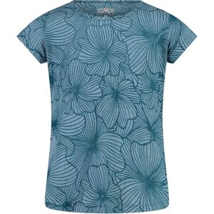 CMP Kid Green Floral Cotton Blend T-shirt - T-shirt CMP Kid Green Floral Cotton Blend T-shirt - T-shirt