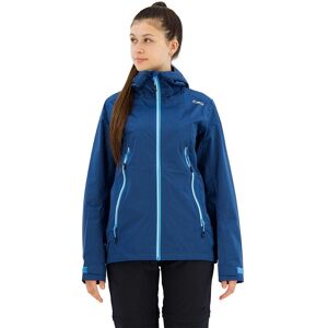 CMP Waterproof Jacket - Blue - Hooded Women's Jacket CMP Waterproof Jacket - Blue - Hooded Women's Jacket