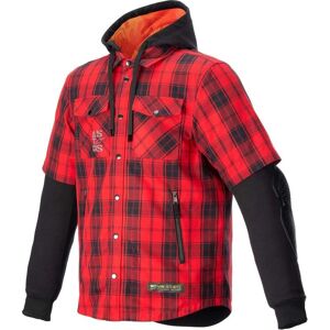 Alpinestars Mo.st.eq Tartan Rouge / Noir 2XL - Veste moto - Publicité Alpinestars Mo.st.eq Tartan Rouge / Noir 2XL - Veste moto - Publicité