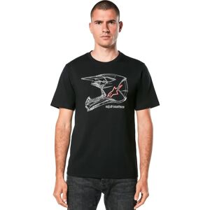T-shirt Alpinestars MX Casque CSF Noir - T-shirt - Publicité T-shirt Alpinestars MX Casque CSF Noir - T-shirt - Publicité