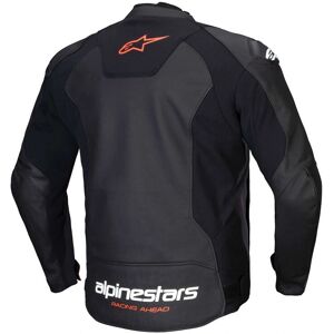 Veste en Cuir Alpinestars Faster V3 - noir/rouge Veste en Cuir Alpinestars Faster V3 - noir/rouge