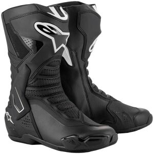 Botas de Motocicleta Alpinestars SMX-6 V3 - Negro/Blanco - Seguridad y Comodidad Botas de Motocicleta Alpinestars SMX-6 V3 - Negro/Blanco - Seguridad y Comodidad