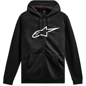 Alpinestars Ageless V3 Reißverschluss-sweatshirt Schwarz / Weiß S Alpinestars Ageless V3 Reißverschluss-sweatshirt Schwarz / Weiß S