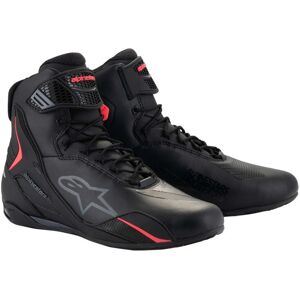 Bottes de Moto Alpinestars Faster-4 - Noir/Rose - Certifié CE - Publicité Bottes de Moto Alpinestars Faster-4 - Noir/Rose - Certifié CE - Publicité