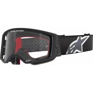 ALPINESTARS Supertech Corp Motocross Goggles - Black/Gray/Clear - Motorcycle Gear ALPINESTARS Supertech Corp Motocross Goggles - Black/Gray/Clear - Motorcycle Gear
