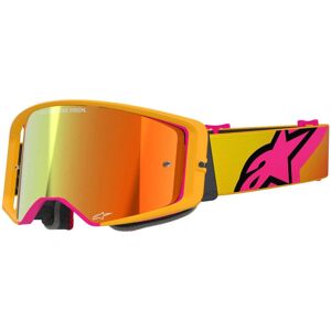 Alpinestars Goggle Giallo / Rosa / Mirror Rosso Lens - Goggles Alpinestars Goggle Giallo / Rosa / Mirror Rosso Lens - Goggles