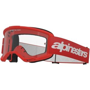 Gafas de Motocross Alpinestars Vision 3 Wordmark Rojo - Gafas de protección Gafas de Motocross Alpinestars Vision 3 Wordmark Rojo - Gafas de protección