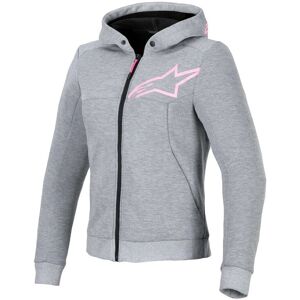Alpinestars Stella Chrome V2 Sport - Dame motorsykkeljakke grå-rosa L Alpinestars Stella Chrome V2 Sport - Dame motorsykkeljakke grå-rosa L