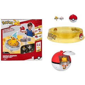Rei Toys Set Arena Pokémon con 2 Trottole e Pokéball Rei Toys Set Arena Pokémon con 2 Trottole e Pokéball