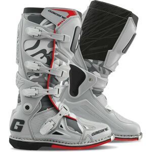 Gaerne Fastback Endurance Hellgrau / Rot - Motocross-Stiefel Gaerne Fastback Endurance Hellgrau / Rot - Motocross-Stiefel