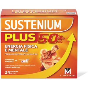 Sustenium Plus 50+ - Integratore energizzante per adulti con Actiful - 24 bustine Sustenium Plus 50+ - Integratore energizzante per adulti con Actiful - 24 bustine