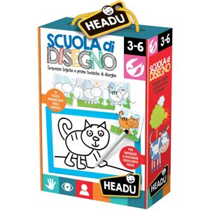 Headu IT20522 Puzzle Contour Animaux Kit de Dessin - Publicité Headu IT20522 Puzzle Contour Animaux Kit de Dessin - Publicité