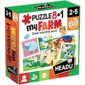 Headu Farm Puzzle - 8+1 Kétszínű Oktató Puzzle Headu Farm Puzzle - 8+1 Kétszínű Oktató Puzzle