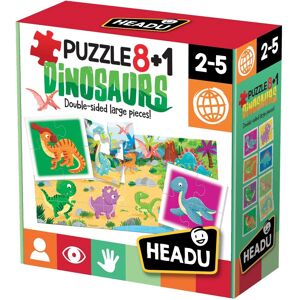 Headu Dinoszaurusz Puzzle 8+1 - Oktató Játék Gyerekeknek Headu Dinoszaurusz Puzzle 8+1 - Oktató Játék Gyerekeknek