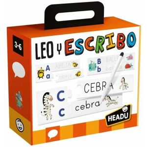 Headu - Educatief spel Leo en schrijf - Transparant - Kinderen Leerhulpmiddel Headu - Educatief spel Leo en schrijf - Transparant - Kinderen Leerhulpmiddel