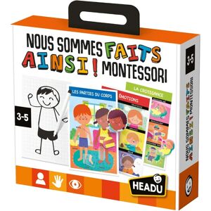 Headu Parties du corps senssions émotions Jeu Montessori - Publicité Headu Parties du corps senssions émotions Jeu Montessori - Publicité