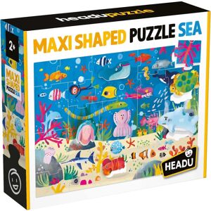 Headu Ecoplay - Tengeri Puzzle 19 Részek & 8 Állatfigurák Headu Ecoplay - Tengeri Puzzle 19 Részek & 8 Állatfigurák