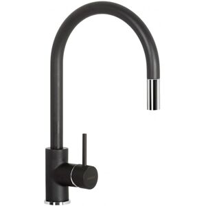 Miscelatore cucina Schock SXSTAR13 - Beccuccio estraibile, Nero e Cromo, Controllo joystick Miscelatore cucina Schock SXSTAR13 - Beccuccio estraibile, Nero e Cromo, Controllo joystick