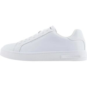 Armani Exchange Hvide Lædersko - Casual Sneakers Armani Exchange Hvide Lædersko - Casual Sneakers