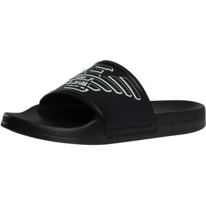 Emporio Armani Wypukłe Słońce PVC Klapki - Czarny/Biały - Rozmiar: 8 Emporio Armani Wypukłe Słońce PVC Klapki - Czarny/Biały - Rozmiar: 8