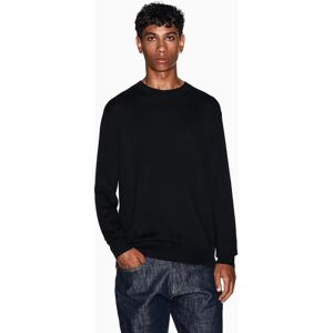 Armani Exchange Modelo XM000339AF10192UC001 - Camisa de algodão preta Armani Exchange Modelo XM000339AF10192UC001 - Camisa de algodão preta