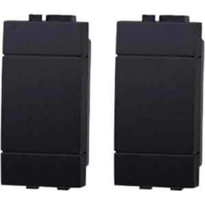 Modulo Falso Ettroit Bticino Space - Nero - 2 pezzi Modulo Falso Ettroit Bticino Space - Nero - 2 pezzi