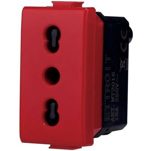 ETTROIT - Presa elettrica rossa 16A Bticino Matix ETTROIT - Presa elettrica rossa 16A Bticino Matix