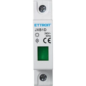 Indicatore LED Verde ETTROIT - 230V - 1 Modulo DIN - Luce di Segnalazione Indicatore LED Verde ETTROIT - 230V - 1 Modulo DIN - Luce di Segnalazione
